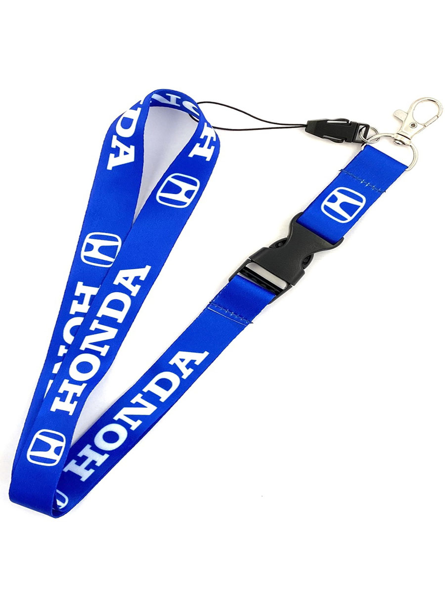 Шнурок ТТК 004В "Хонда синий" тканевый в интернет-магазине Мотомода