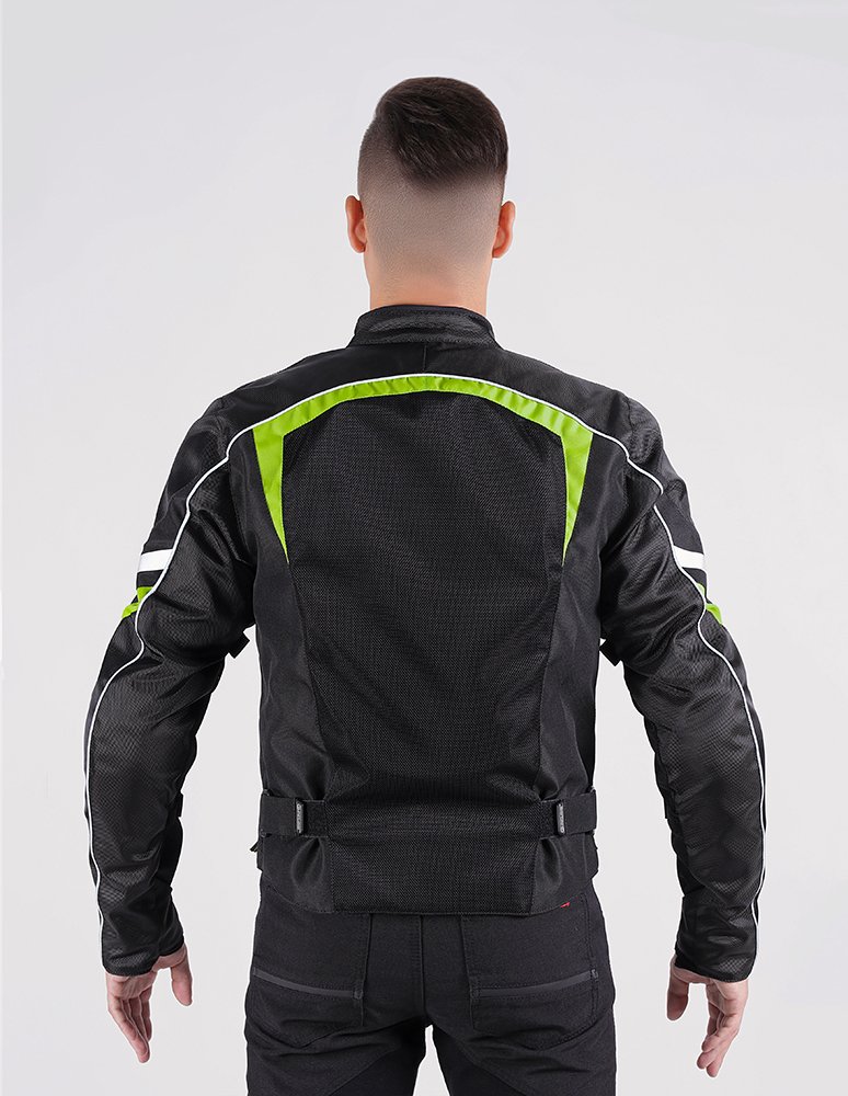 Куртка мужская INFLAME INFERNO II, текстиль+сетка в интернет-магазине Мотомода