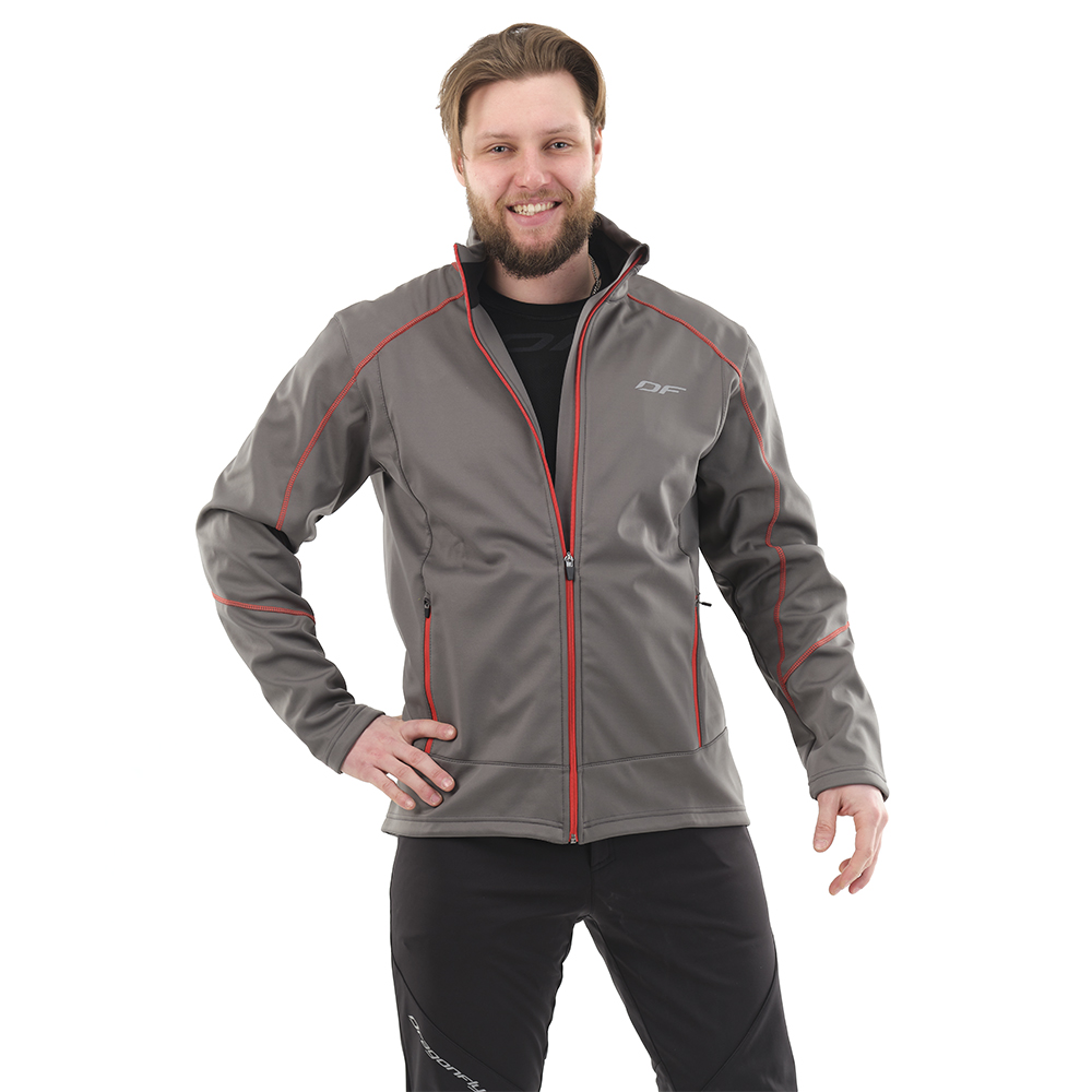 Куртка Explorer Grey-Red  мужская, Softshell в интернет-магазине Мотомода