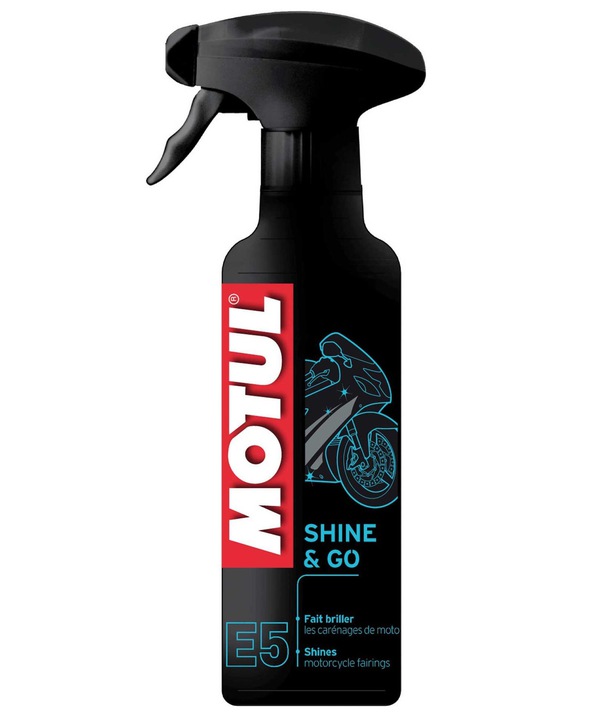 MOTUL E5 shine&go полироль восстановитель пластика в интернет-магазине Мотомода