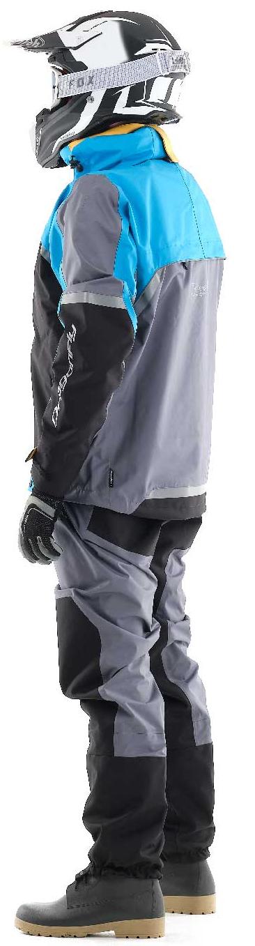 Мембранная куртка QUAD PRO ELECTRIC BLUE-GREY 2020 в интернет-магазине Мотомода