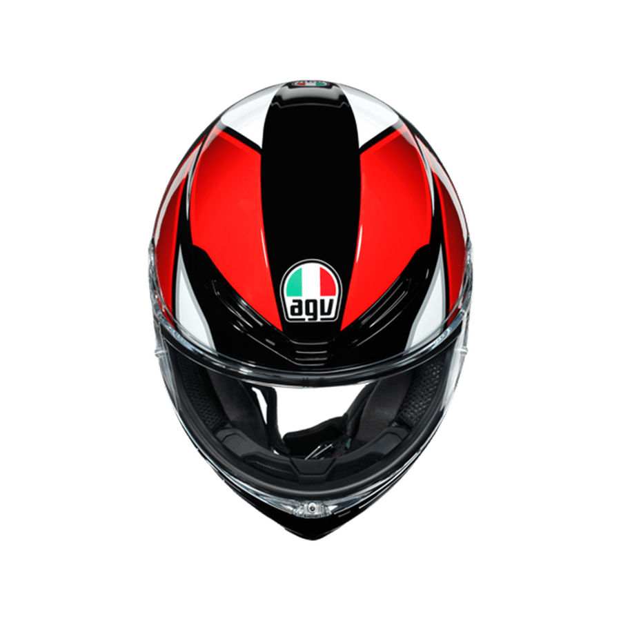 AGV K6 HYPHEN BLACK/RED/WHITE в интернет-магазине Мотомода