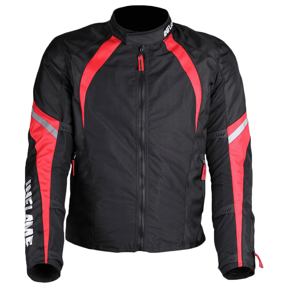 Куртка мужская INFLAME BREATHE текстиль, цвет красный в интернет-магазине Мотомода