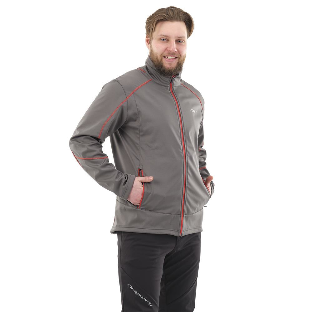 Куртка Explorer Grey-Red  мужская, Softshell в интернет-магазине Мотомода