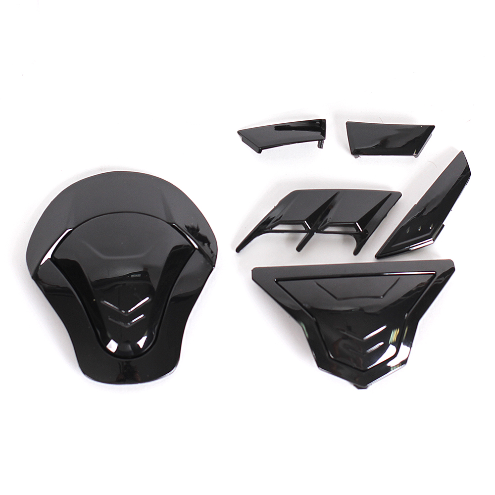 Механизм вентиляции для шлема INFLAME OFFICER NENKI NK-858, полный комплект, цвет черный в интернет-магазине Мотомода