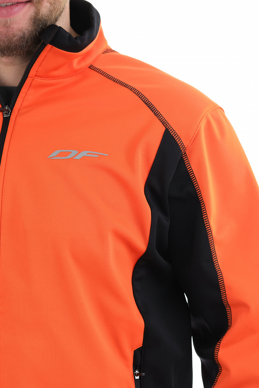 Куртка Explorer Black-Orange мужская, Softshell в интернет-магазине Мотомода