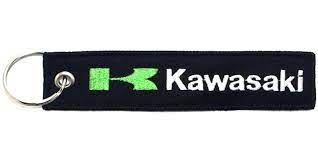 Брелок BTL 011 "Кавасаки" ткань, лента в интернет-магазине Мотомода