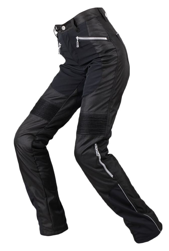 Мотоштаны женские INFLAME LAPA, цвет черный в интернет-магазине Мотомода