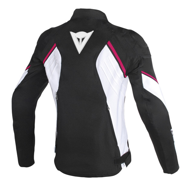 Куртка текстильная женская Dainese AVRO D2 LADY TEX Black/White/Fuxia в интернет-магазине Мотомода