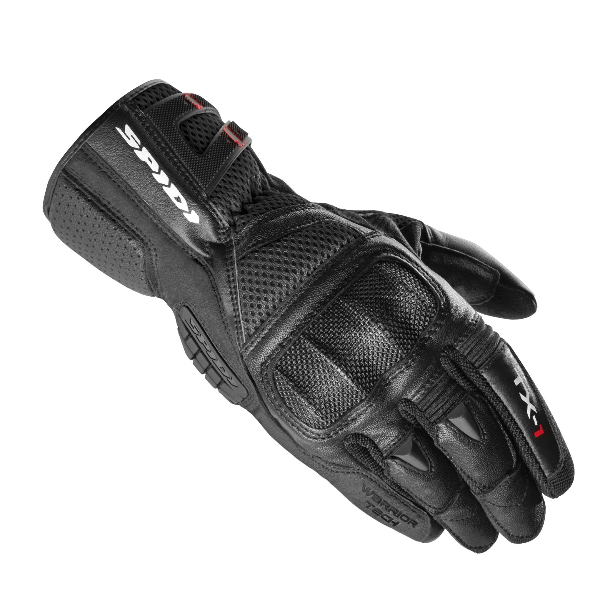 Перчатки SPIDI TX-1 (Black) в интернет-магазине Мотомода