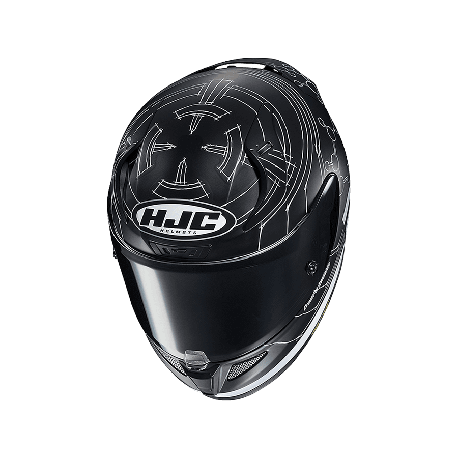 HJC RPHA 11 IANNONE 29 REPLICA BLACK MC5SF в интернет-магазине Мотомода